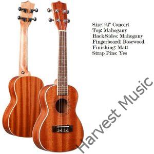 24 inch concert ukulele (mahogany)
