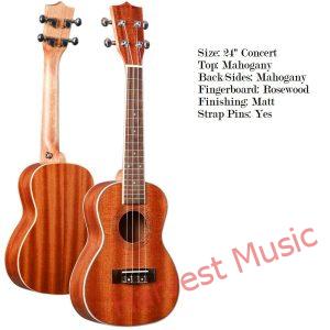 24 inch concert ukulele (mahogany)